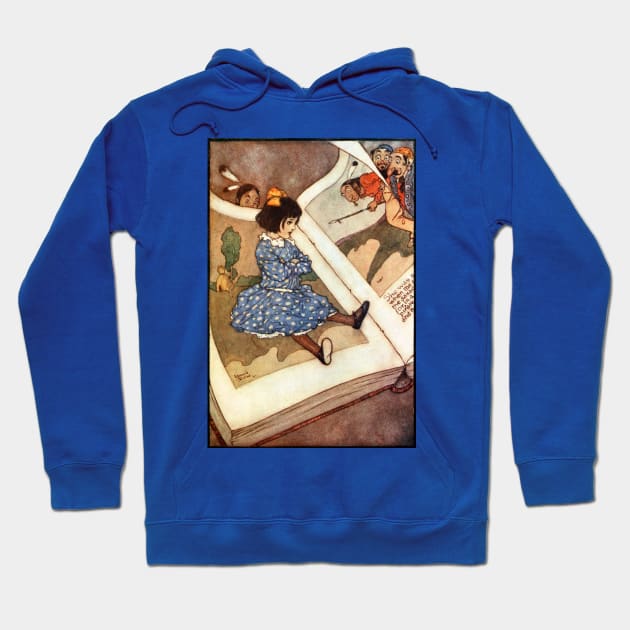 The Little Girl in a Book - Edmund Dulac Hoodie by forgottenbeauty